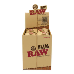 RAW SLIM  HERBAL TIPS  PRE ROLLED 20PK