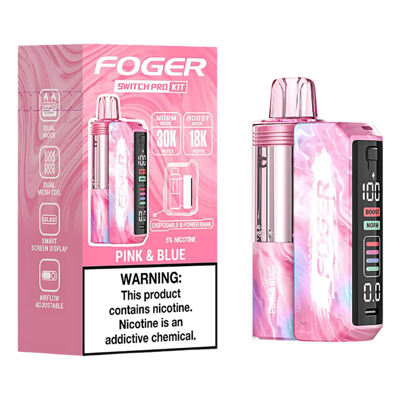FOGER SWITCH PRO KIT 30K PINK & BLUE 5% - BOX OF 5