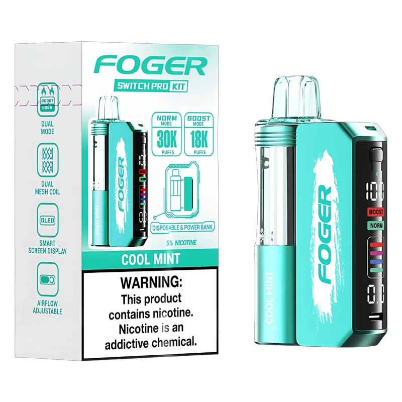 FOGER SWITCH PRO KIT 30K COOL MINT 5% - BOX OF 5