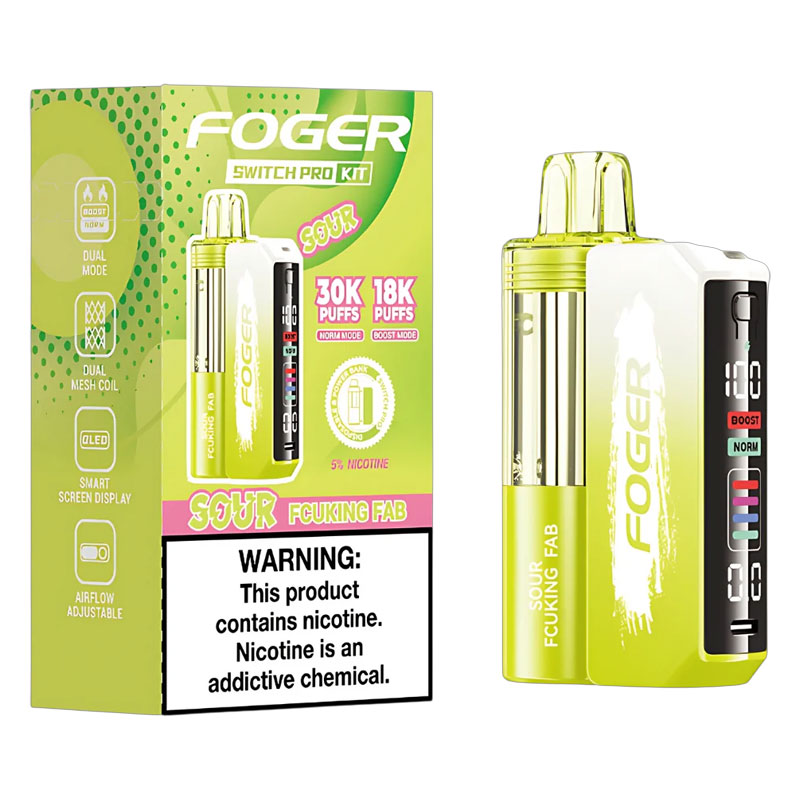 FOGER SWITCH PRO KIT 30K SOUR FCUKING FAB 5% - BOX OF 5
