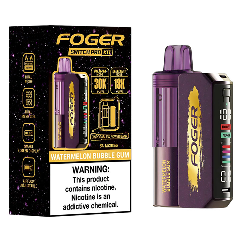 FOGER SWITCH PRO KIT 30K WATERMELON BUBBLEGUM 5% - BOX OF 5