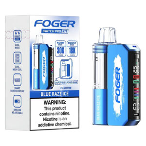 FOGER SWITCH PRO KIT 30K BLUE RAZZ ICE 5% - BOX OF 5