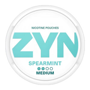 SW ZYN NICOTINE POUCHES SPEARMINT - 9MG MEDIUM SLEEVE OF 5