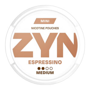 SW ZYN NICOTINE POUCHES ESPRESSINO MINI - 6MG MEDIUM SLEEVE OF 5