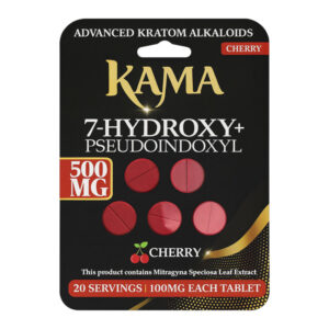 KAMA 7 HYDROXY + PSEUDOINDOXYL CHERRY 500MG - BOX OF 10