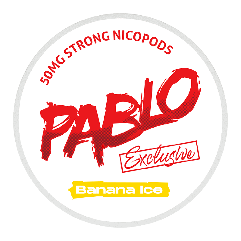 PABLO BANANA ICE 50MG SLEEVE OF 10