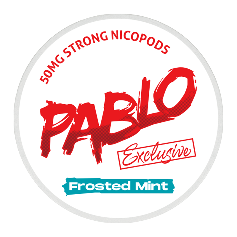 PABLO FROSTED MINT 50MG SLEEVE OF 10