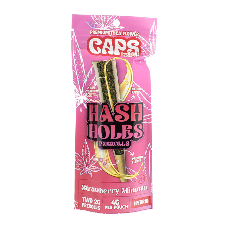 CHAMP 4G THCA HASH HOLES 2PK BOX OF 10 - STRAWBERRY JAMZ (SATIVA)