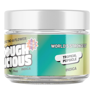 DOUGHLICIOUS EXOTIC THCA FLOWER 4G JAR - TROPICAL POPSICLE (INDICA)
