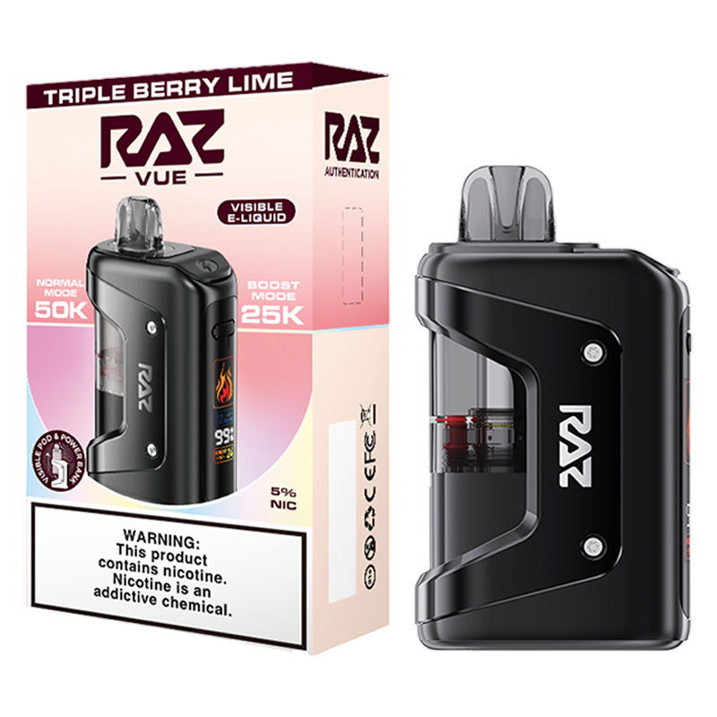 RAZ VUE TRIPLE BERRY LIME 5% 50K -BOX OF 5