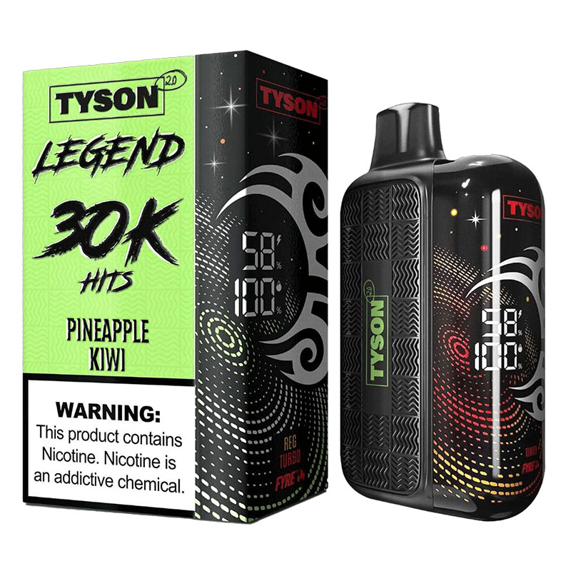 TYSON LEGEND 30K PINEAPPLE KIWI 5% - BOX OF 5