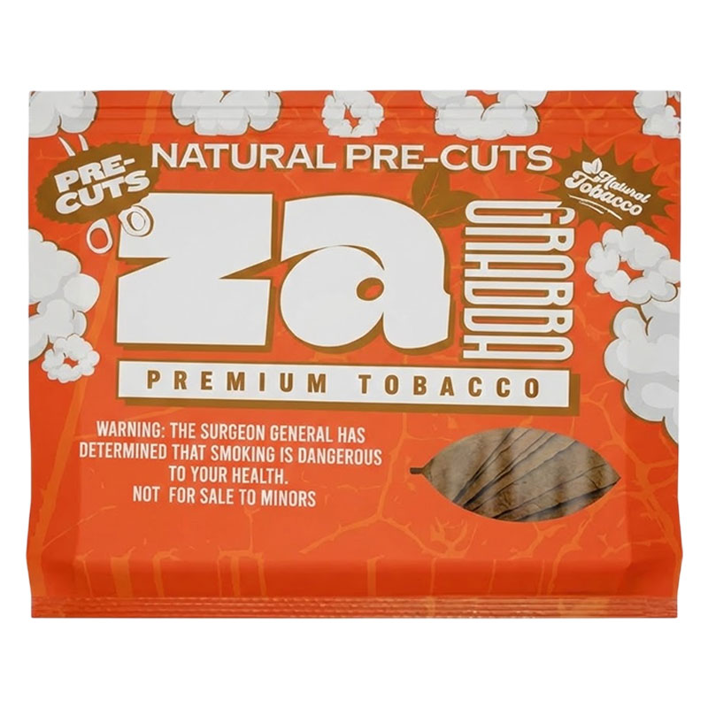 ZA GRABBA PREMIUM TOBACCO NATURAL PRE-CUTS - BOX OF 10
