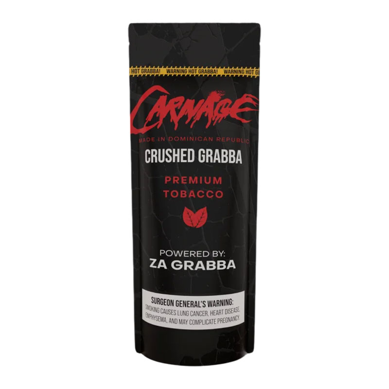 ZA GRABBA PREMIUM TOBACCO CARNAGE CRUSHED GRABBA - BOX OF 30