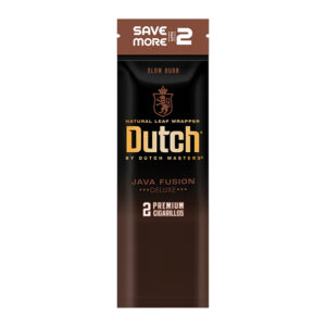 DUTCH MASTERS 2PK FOR $1.49 - JAVA FUSION