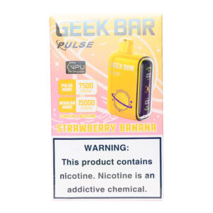 GEEK BAR PULSE 15K STRAWBERRY BANANA 5% - BOX OF 5