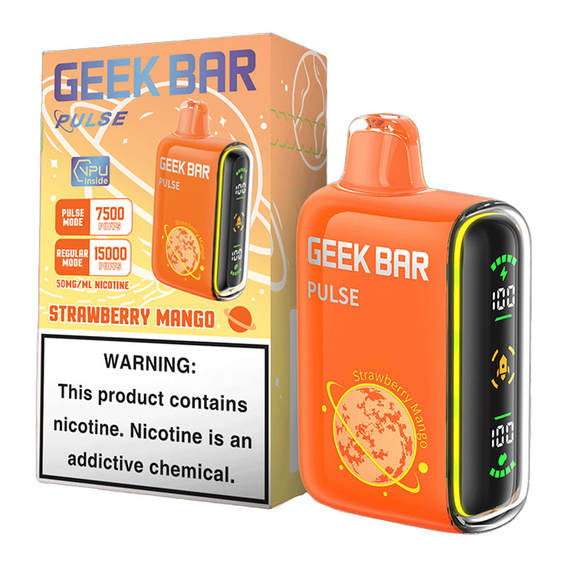 GEEK BAR PULSE 15K STRAWBERRY MANGO 5% - BOX OF 5