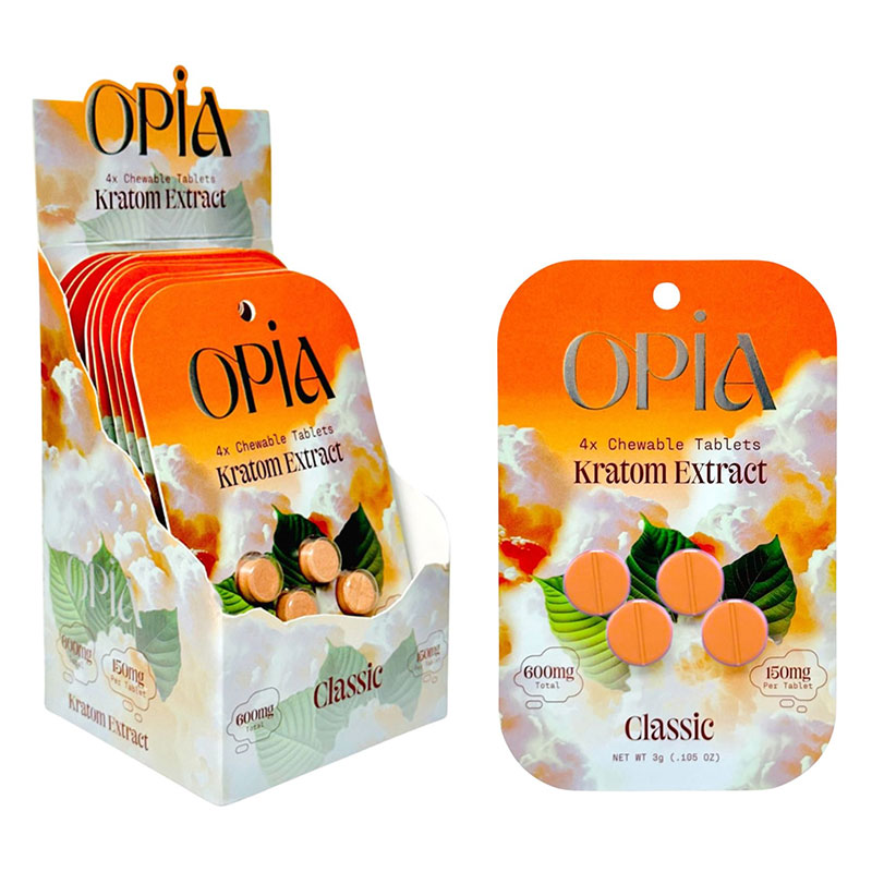 OPIA KRATOM EXTRACT 4CT 600MG BOX OF 10 - CLASSIC