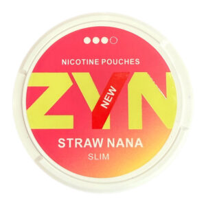 SW ZYN NICOTINE POUCHES STRAW NANA - 9MG SLEEVE OF 5