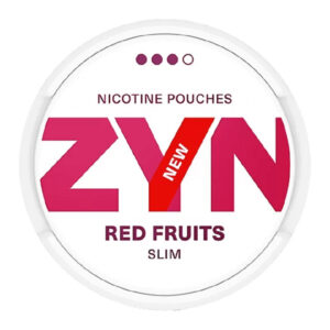 SW ZYN NICOTINE POUCHES RED FRUITS - 9MG SLEEVE OF 5