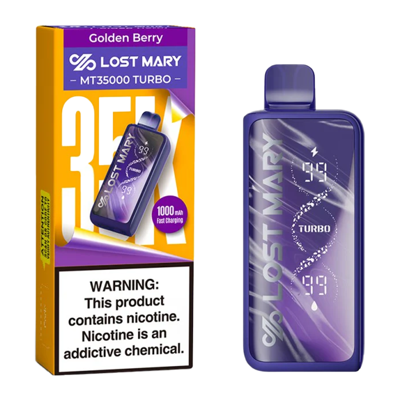 LOST MARY MT35K TURBO BOX OF 5 - GOLDEN BERRY