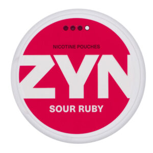SW ZYN NICOTINE POUCHES SOUR RUBY - 11MG SLEEVE OF 5