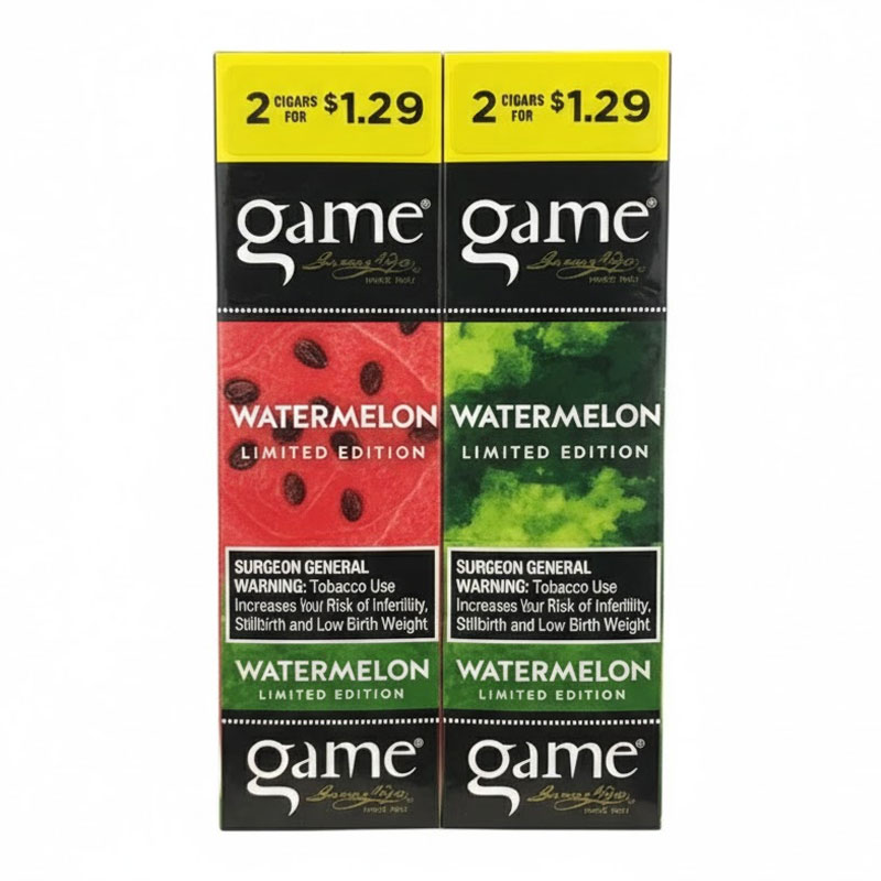 GAME 2PK $1.29 WATERMELON- DUAL BOX OF 30 POUCHES