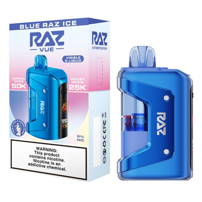 RAZ VUE POD 50K BOX OF 5 - POLAR ICE