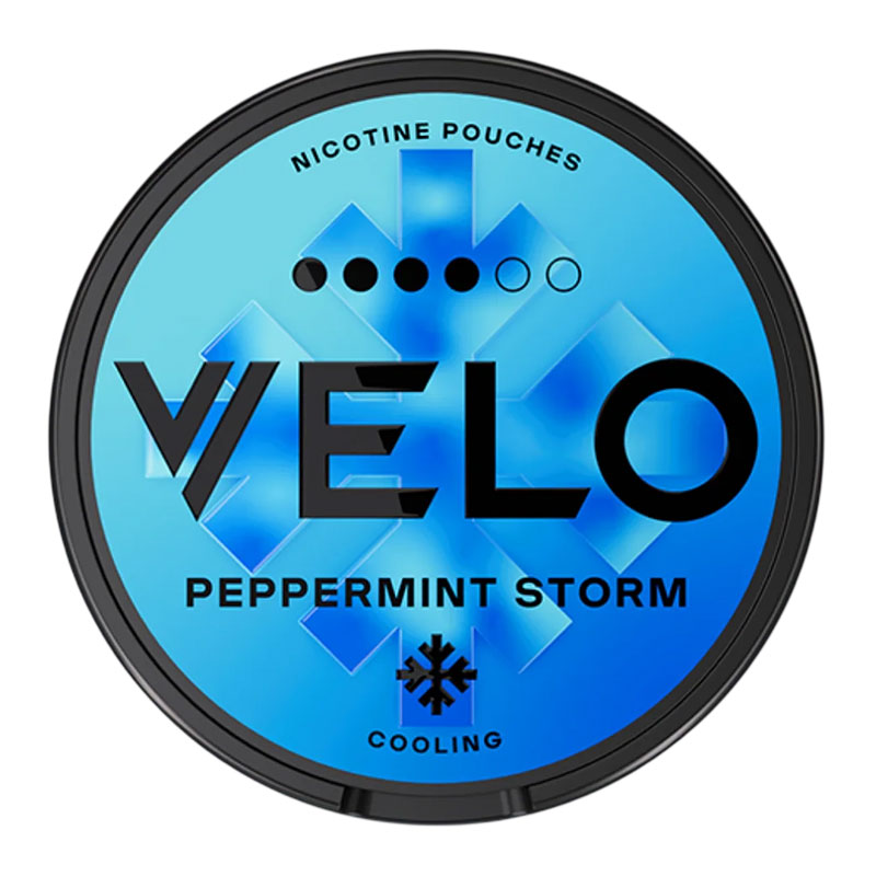 VELO PEPPERMINT STORM INTENSE 9MG - SLEEVE OF 10